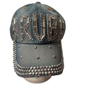 Aruba Crystal Distressed Womens Hat
